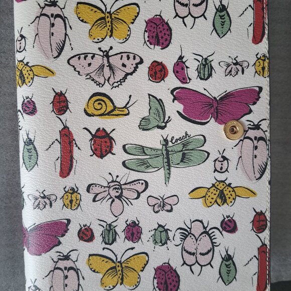 NWT Coach Leather Notebook in Chalk - Picture 3 of 9